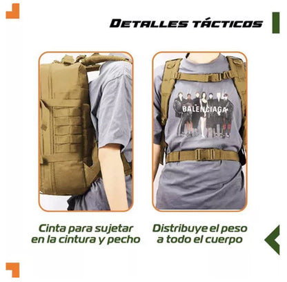 🔥 MOCHILA TÁCTICA PENTAGON™ 50 LITROS – RESISTENCIA EXTREMA SIN LÍMITES 🔥