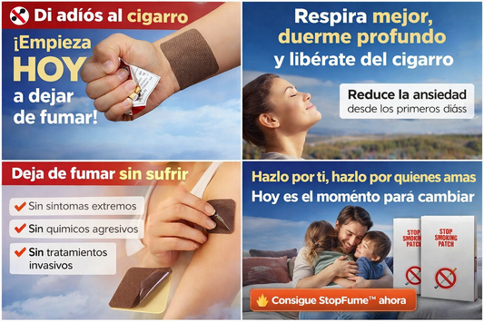 🚭 StopFume™ – Parches Naturales Antitabaco