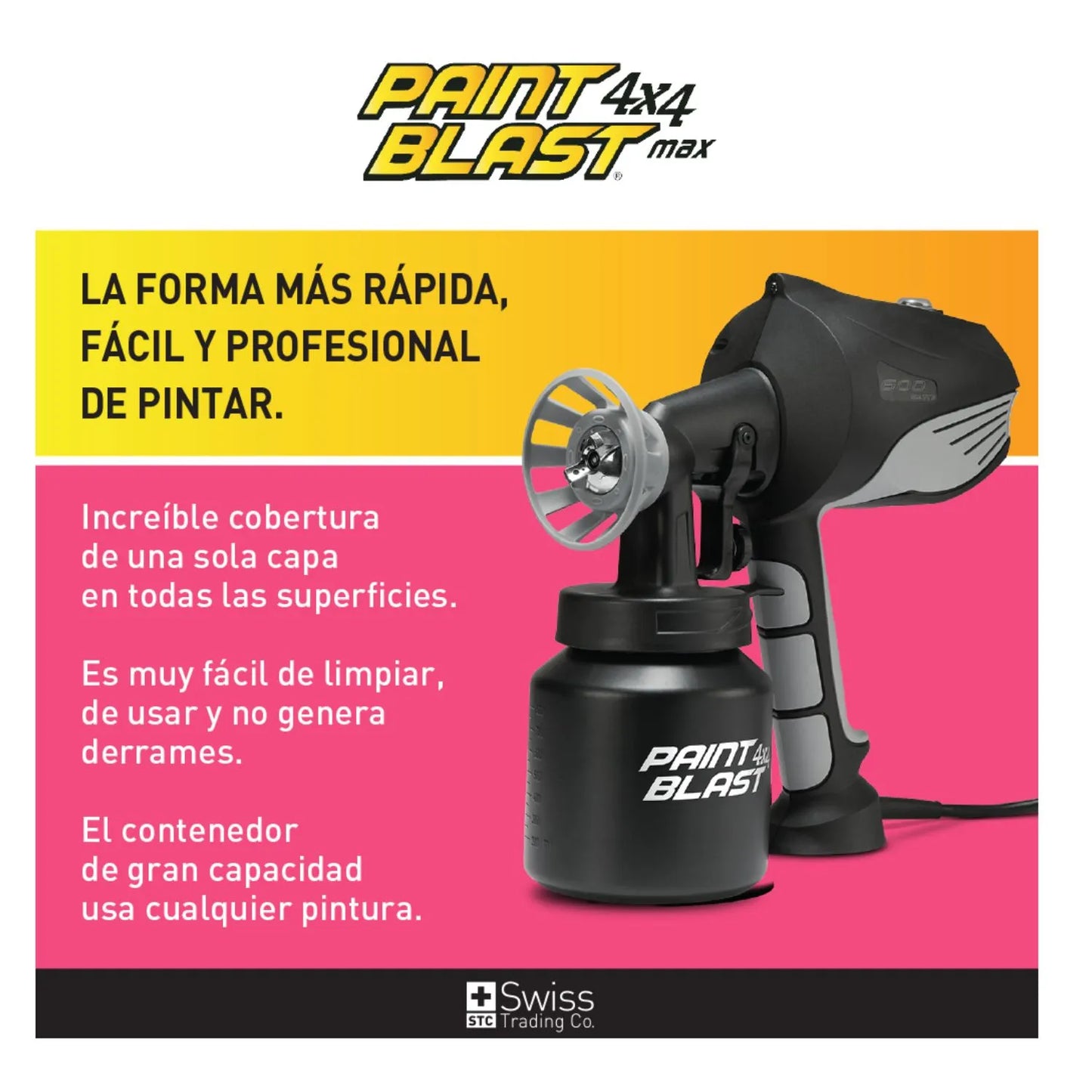 🔥 Paint Blast 4x4 MAX™ – Pistola Eléctrica de Pintura Profesional 600W